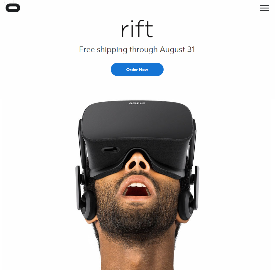 oculus rift free shipping