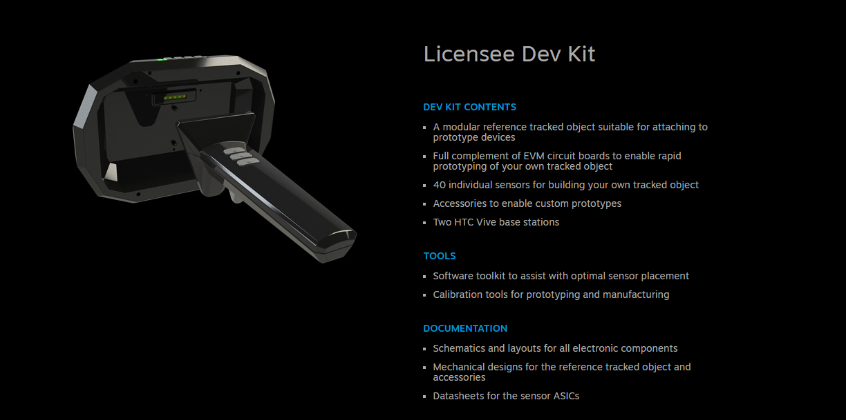 steamvr tracking dev kit