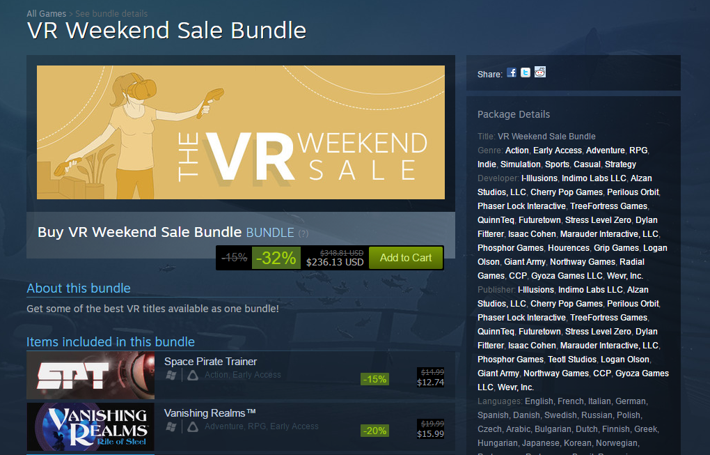 vr sale 1