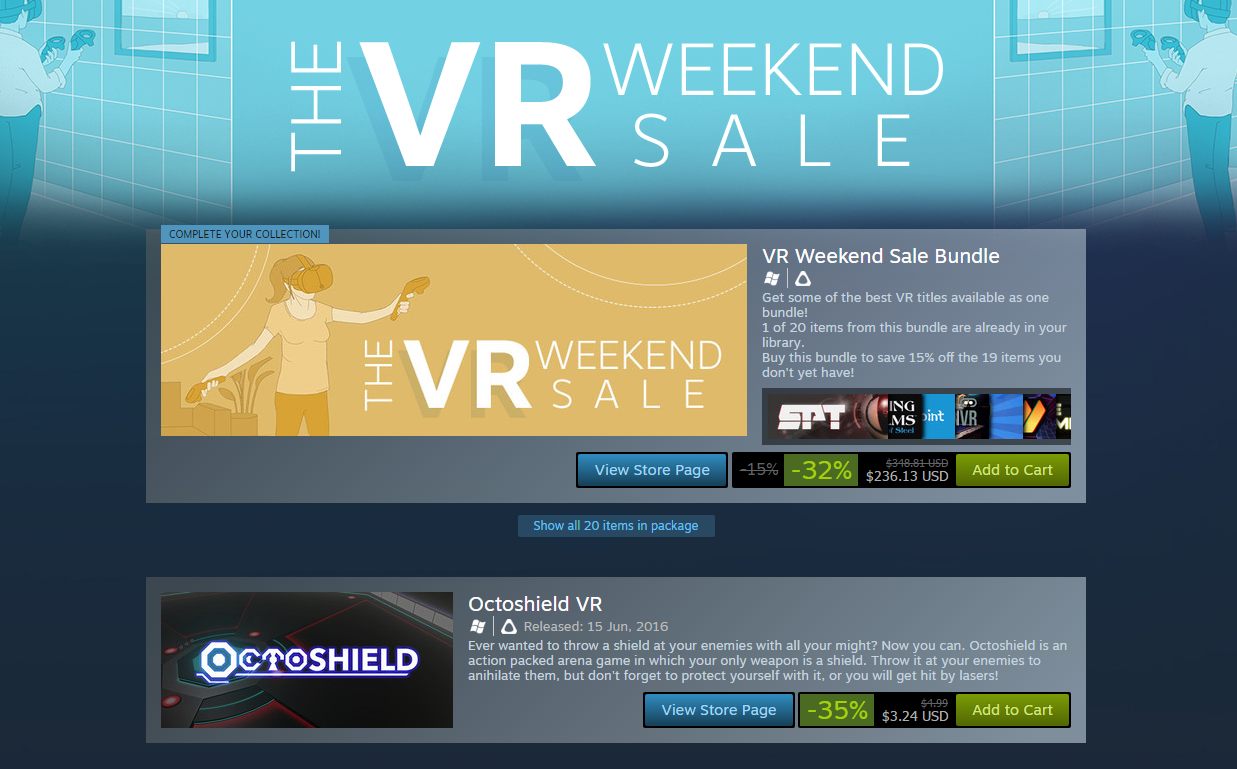 vr sale 2