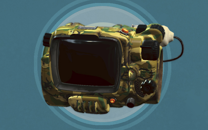 BGSFO4004 PipBoy CamoGreen