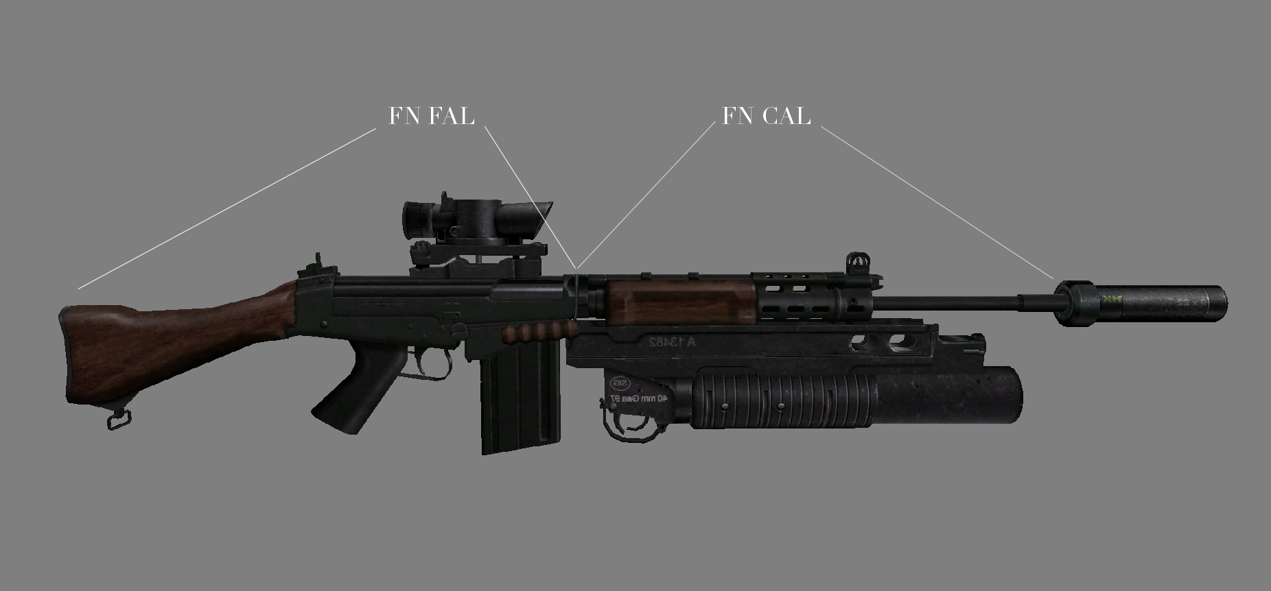 fn fal grenade launcher