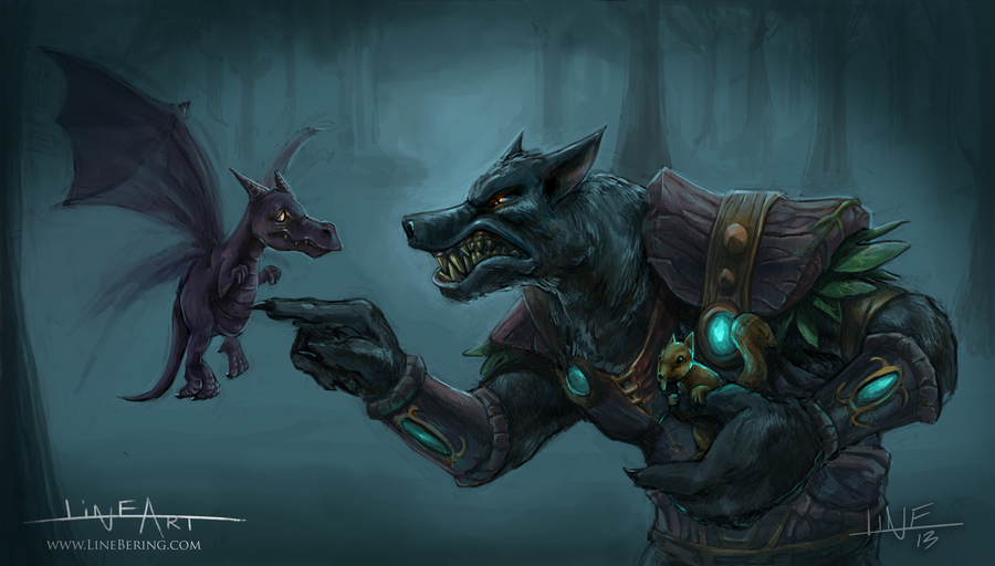 worgen hunter art