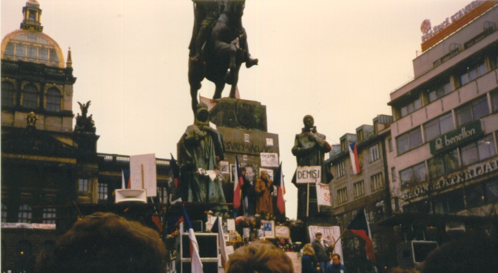 Prague November89   Wenceslas Mo