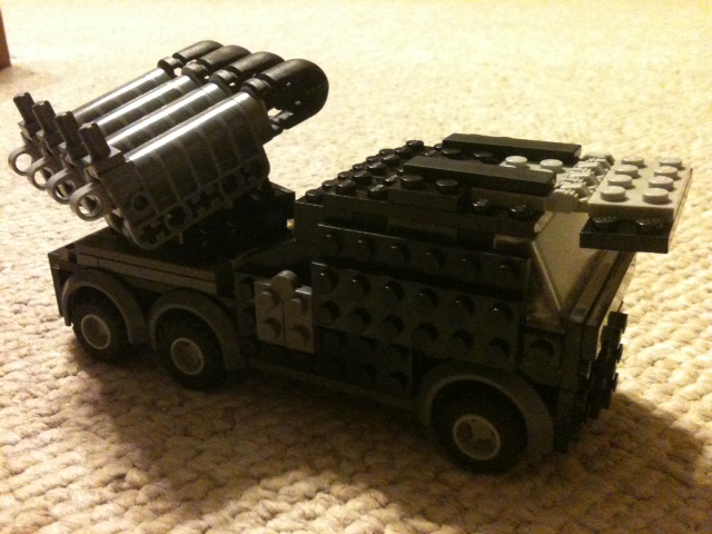 Lego best sale missile truck