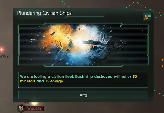 Attacking Civilian Fleet