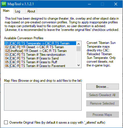 MapTool with 90 profiles for CnC