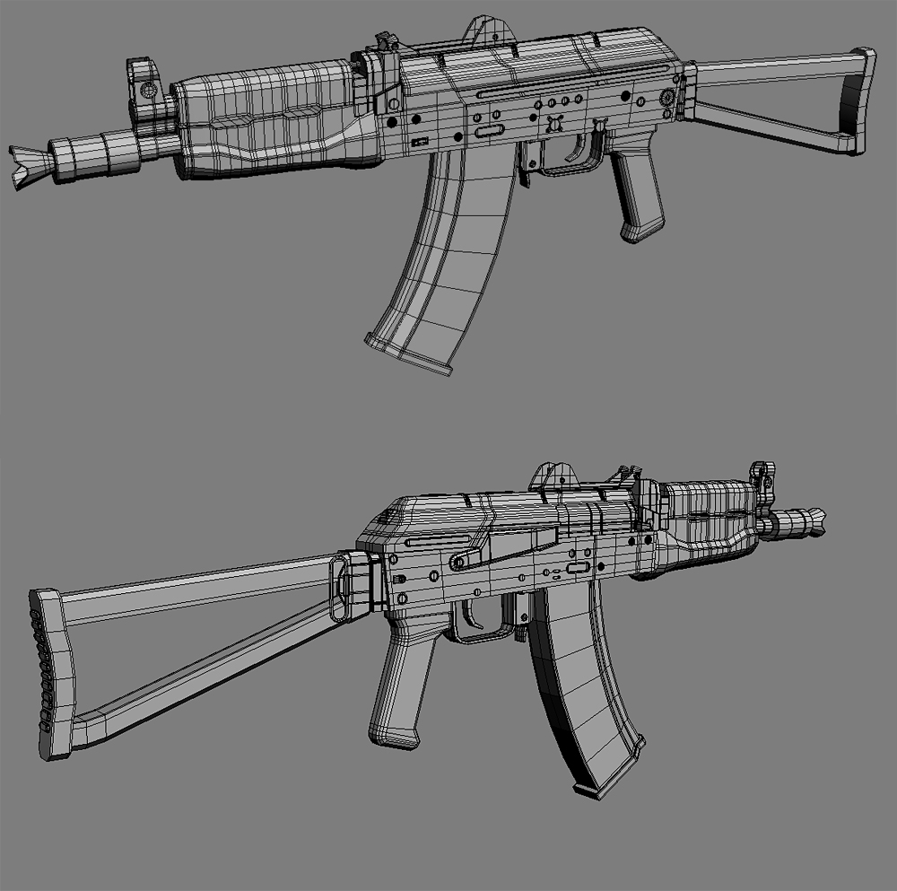 Акс 74у из картона чертежи