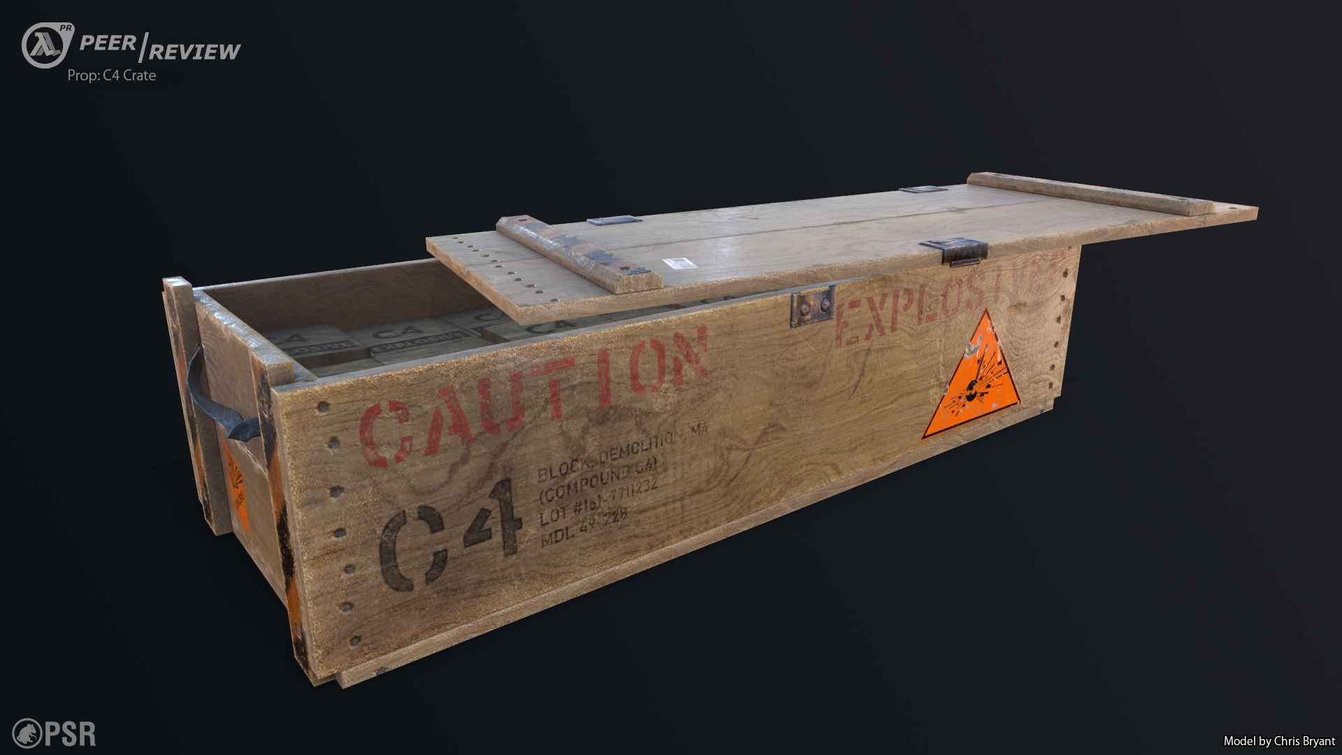 Composite 4 Explosive, in a nice crate