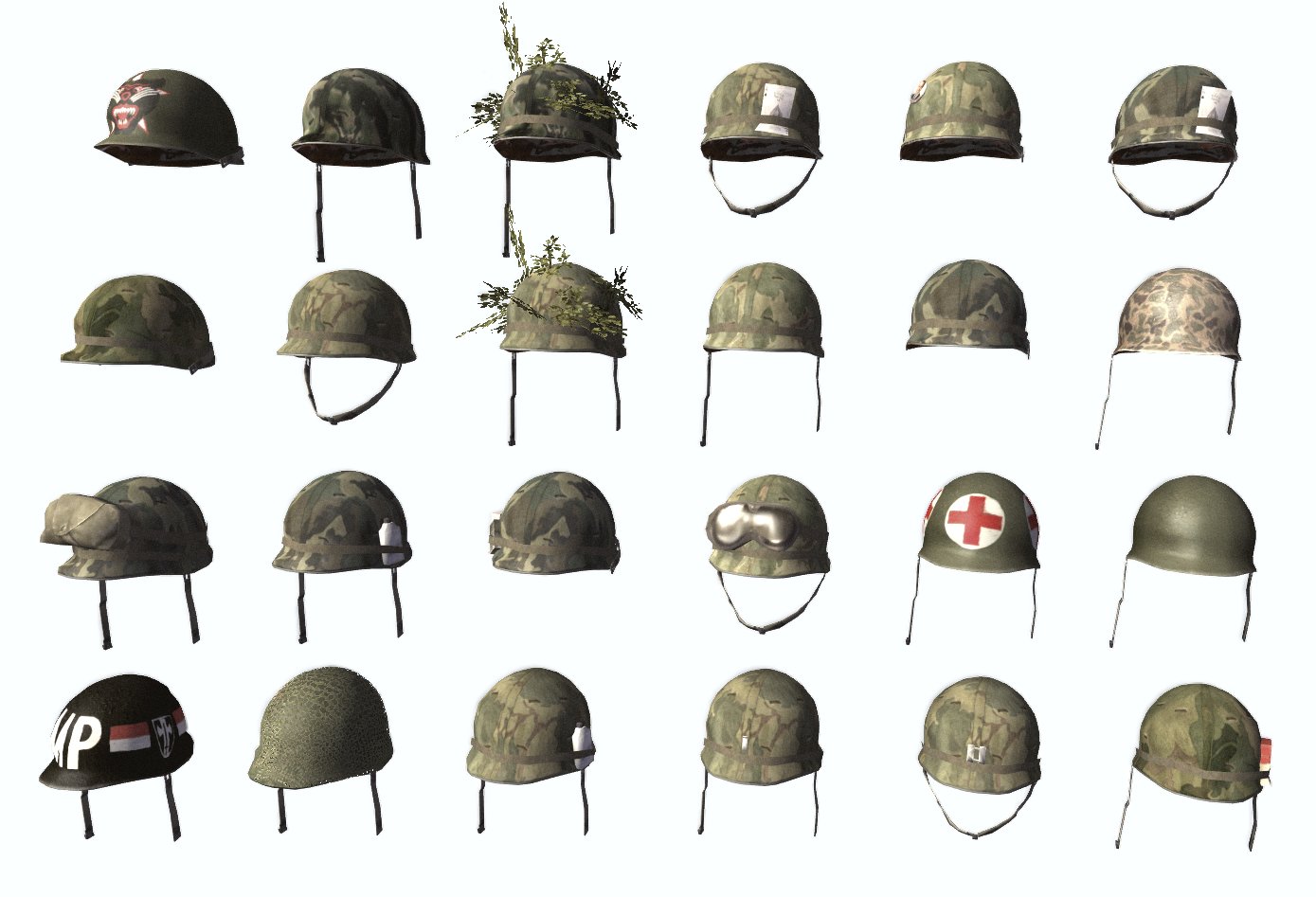 M1 helmets