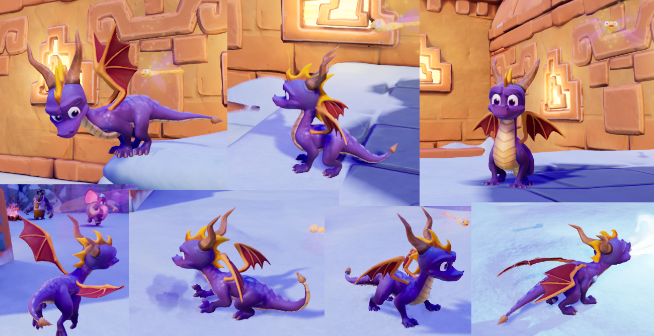 Quite a few changes to his mesh to make him more like og Spyro in shape/for...