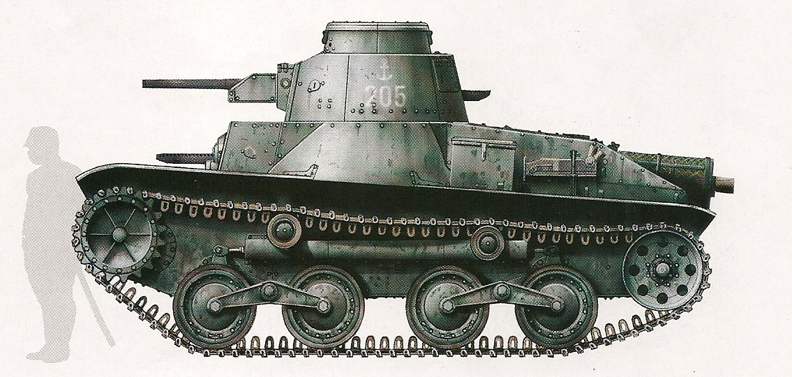 eu・Ⅱ（オイツー）(ファインモールド)九五式軽戦車 ハ号 海軍陸戦隊
