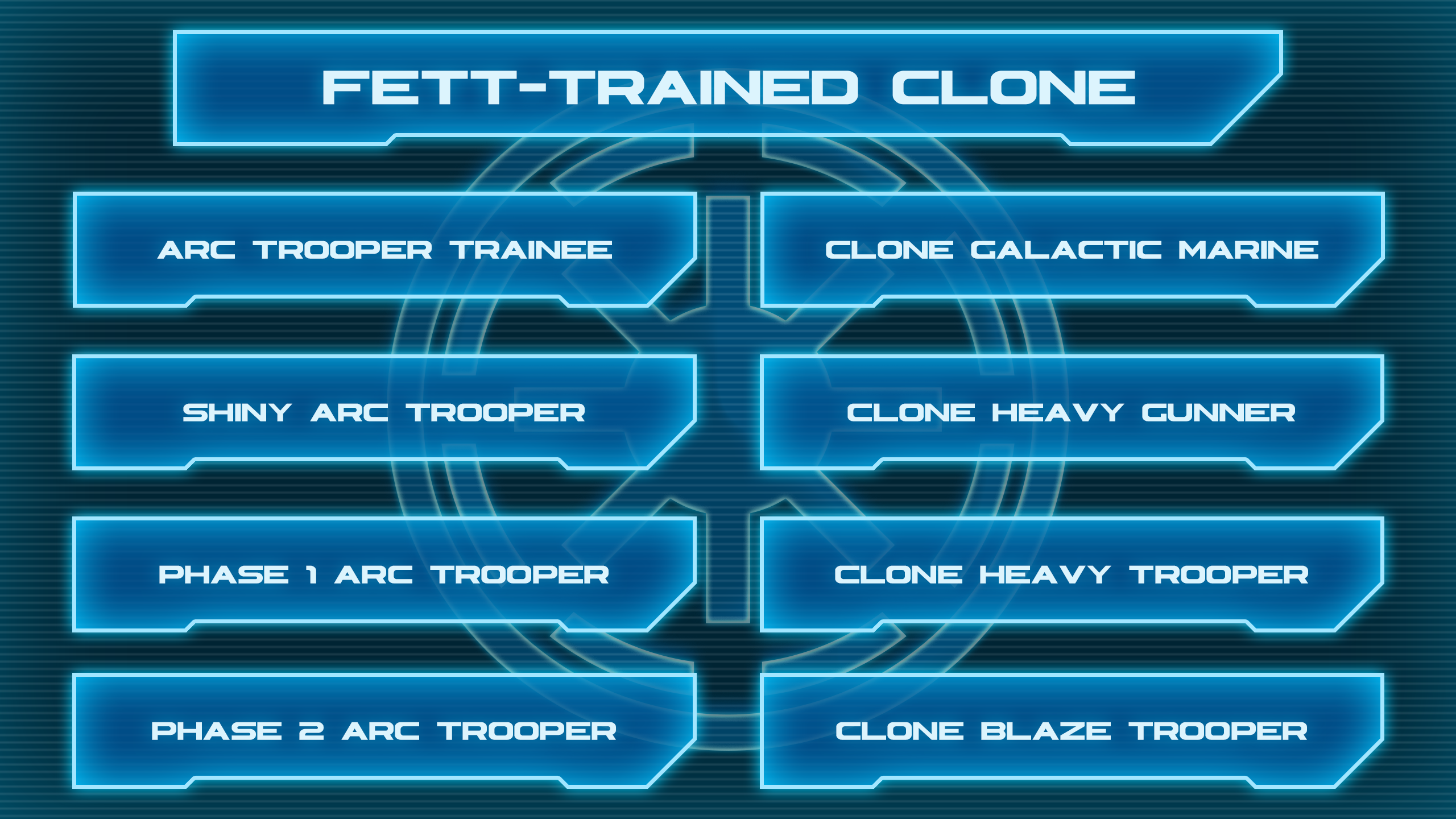 Fett Trained Clone Tree 1