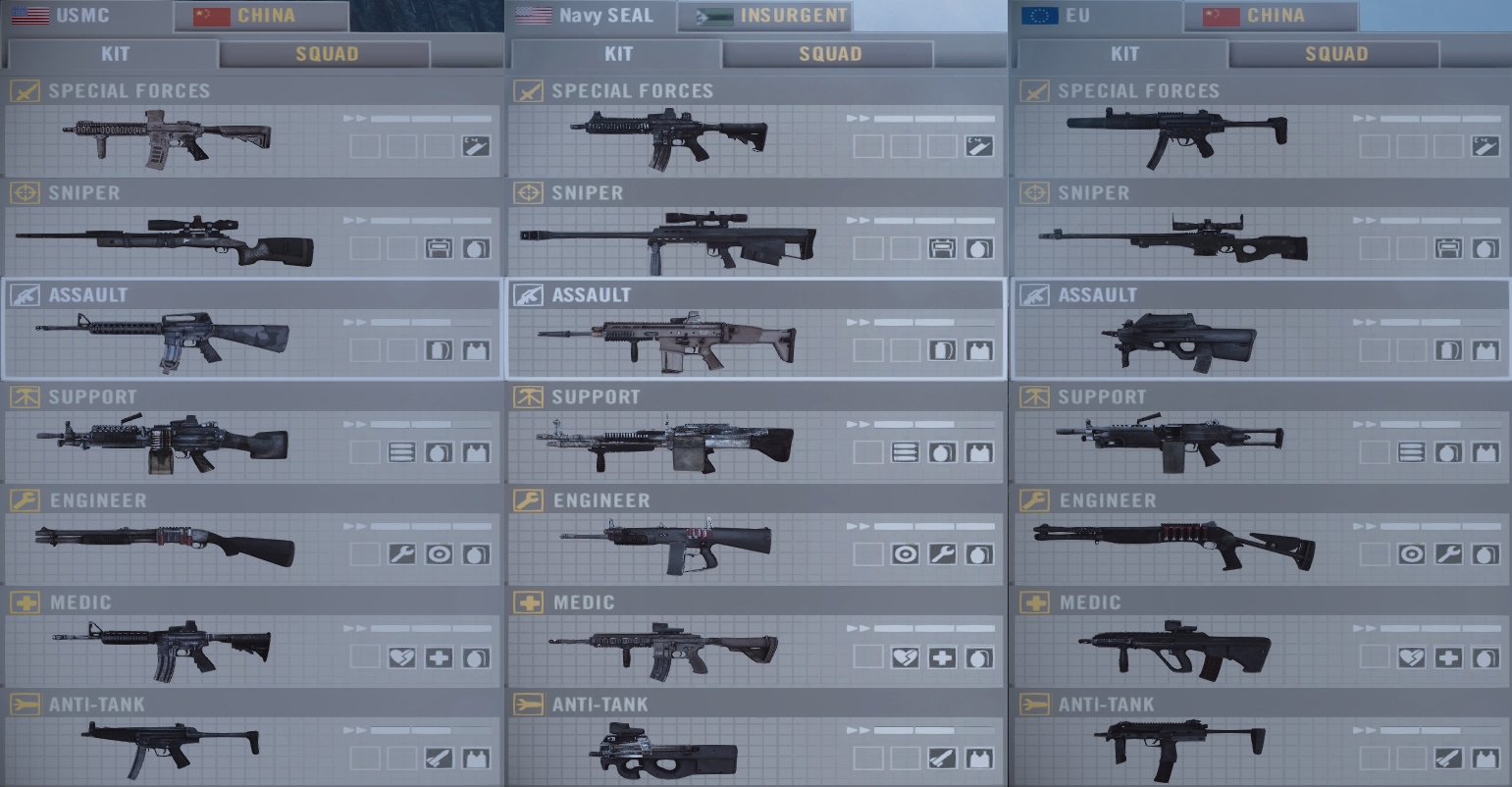 19 Update Full Weapon List And Credits News Heat Of Battle Rush Mod For Battlefield 2 Mod Db