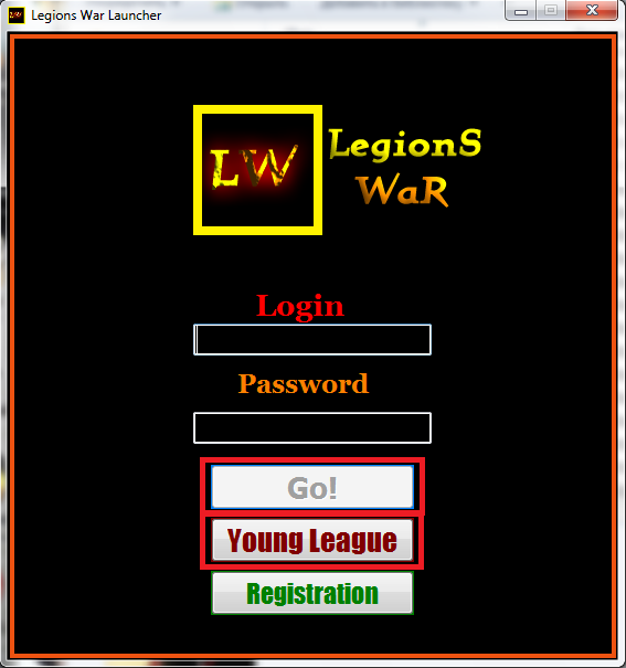 Login Screen