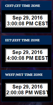 TimeZones