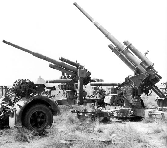 88 mm flak 18 flak 36 north afri