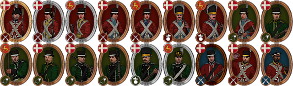 denmark infantry icons