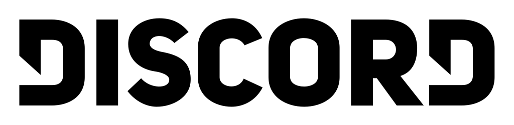 Discord Black Text Logo svg