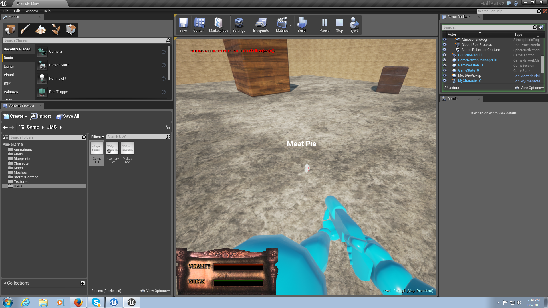 Meat Pie in Game