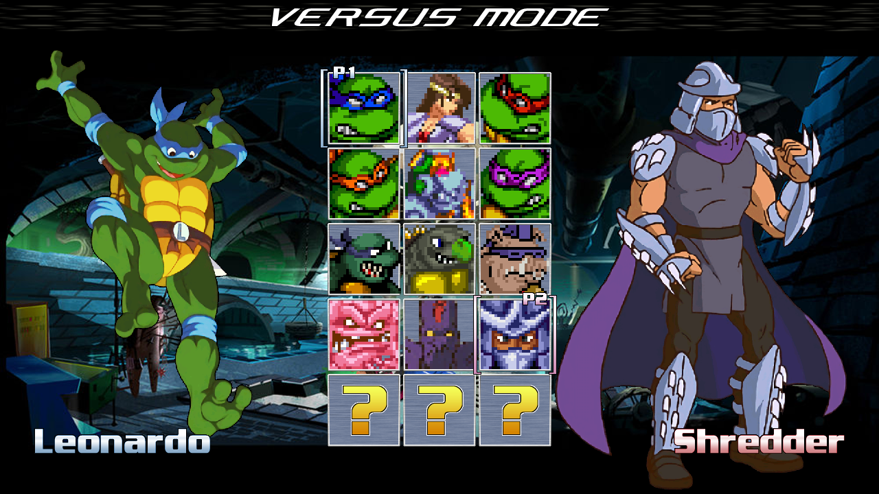 Teenage Mutant Ninja Turtles: Tournament Fighters Remake mod for