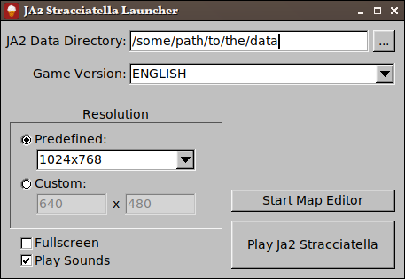 GUI launcher