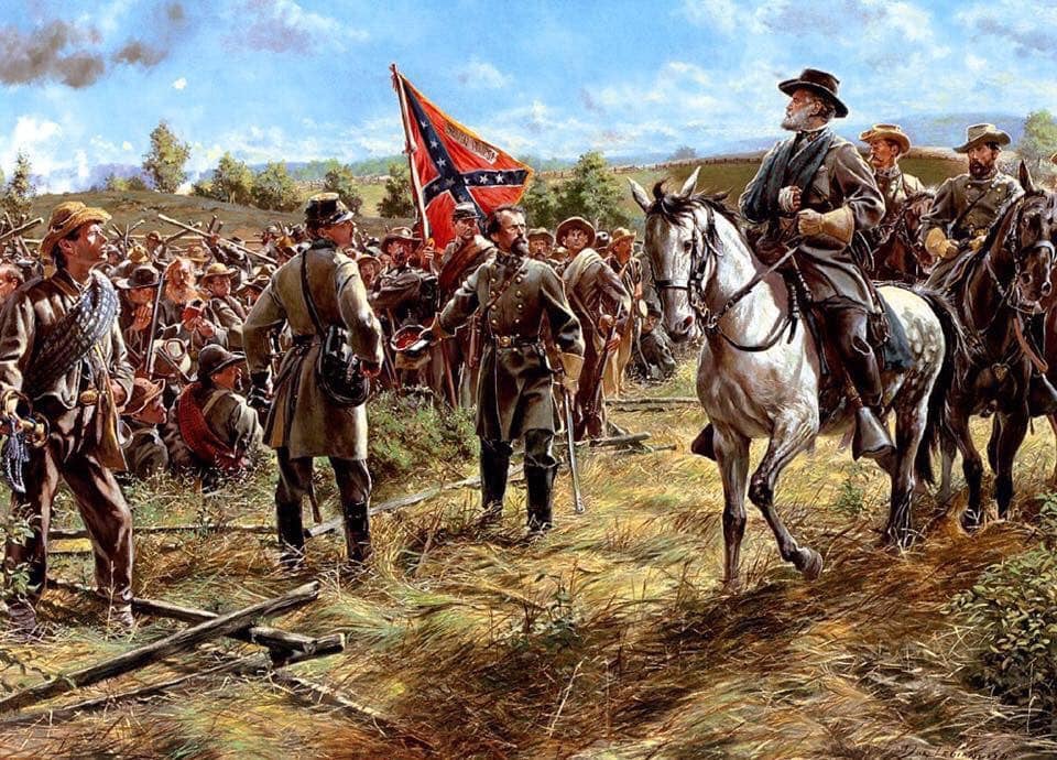 Confederate General Robert E Le
