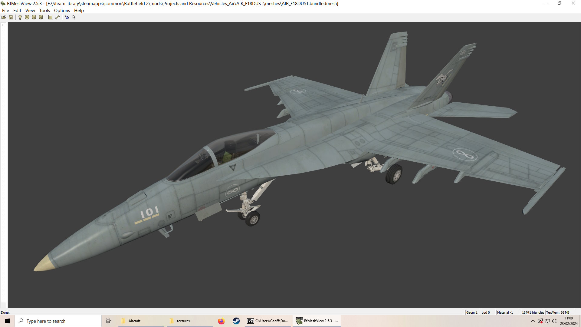 F18 wip after