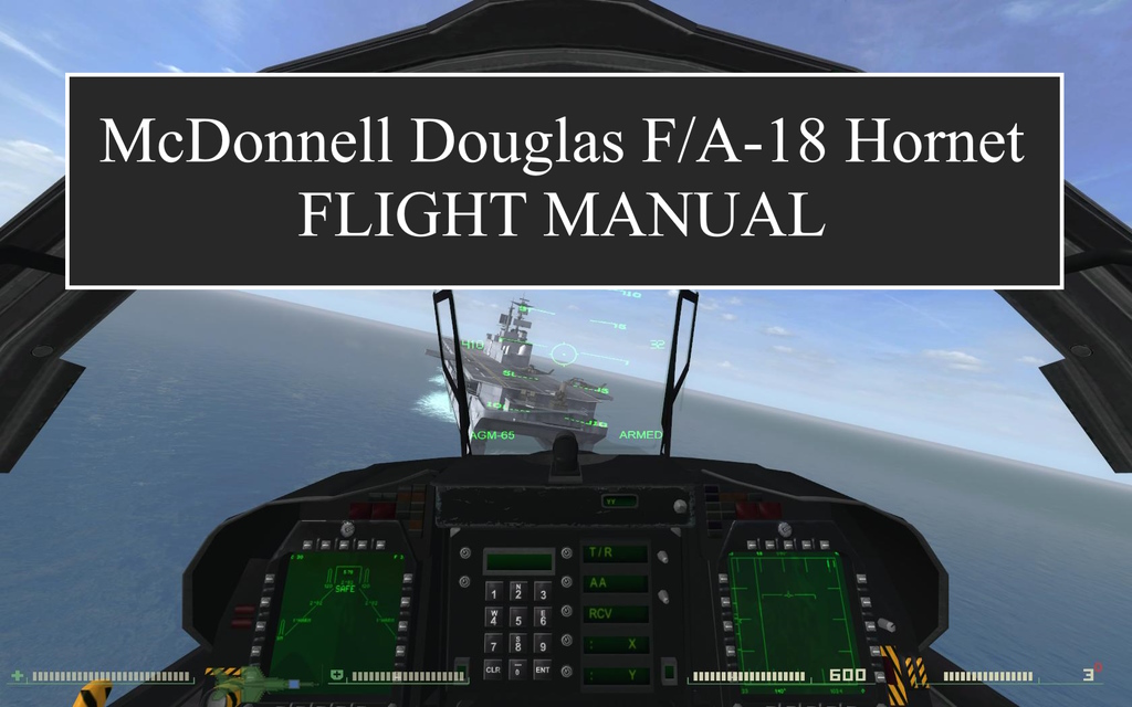 f18 flight manual