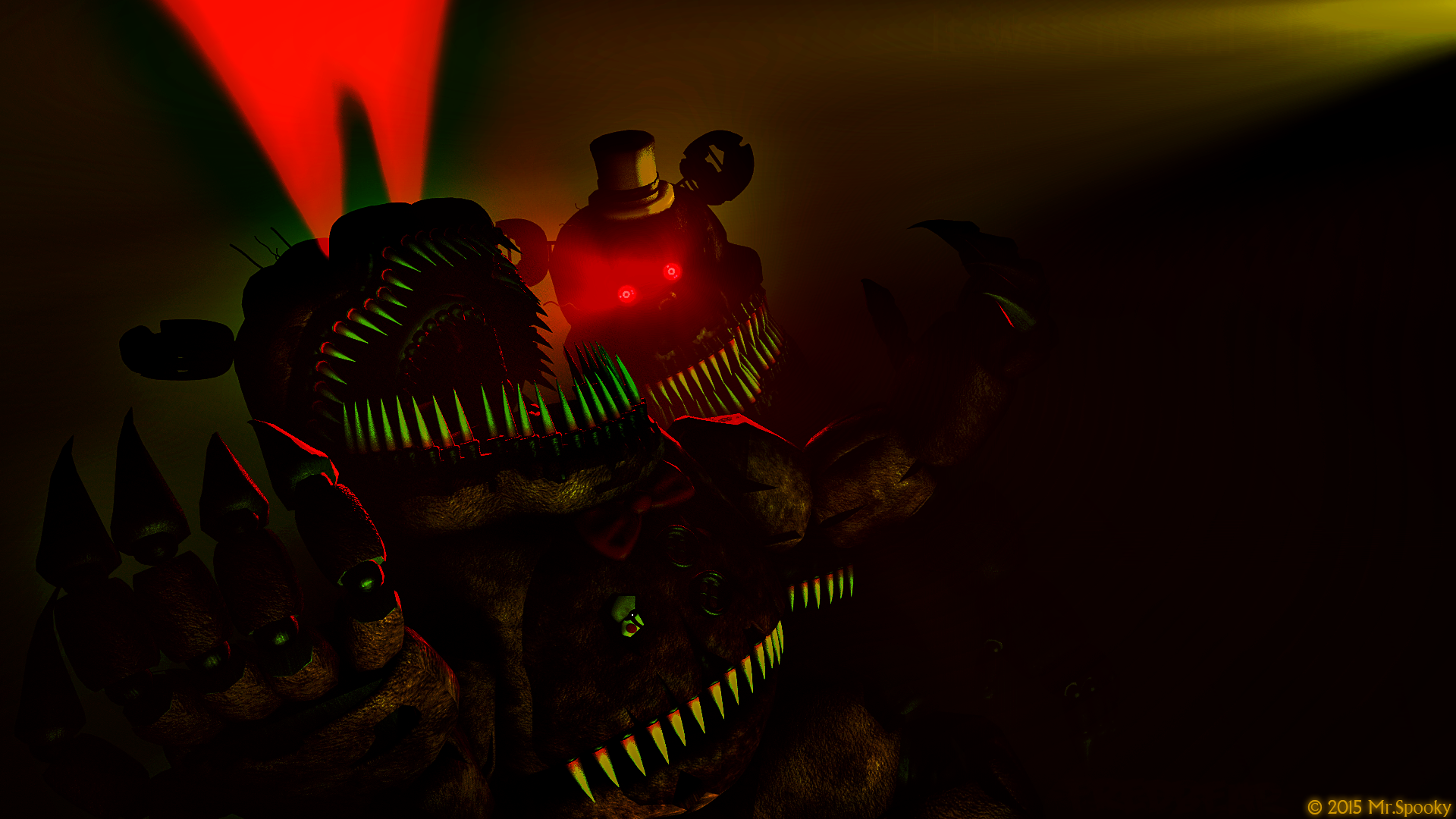 fnaf 4 nightmare freddybear wallpaper