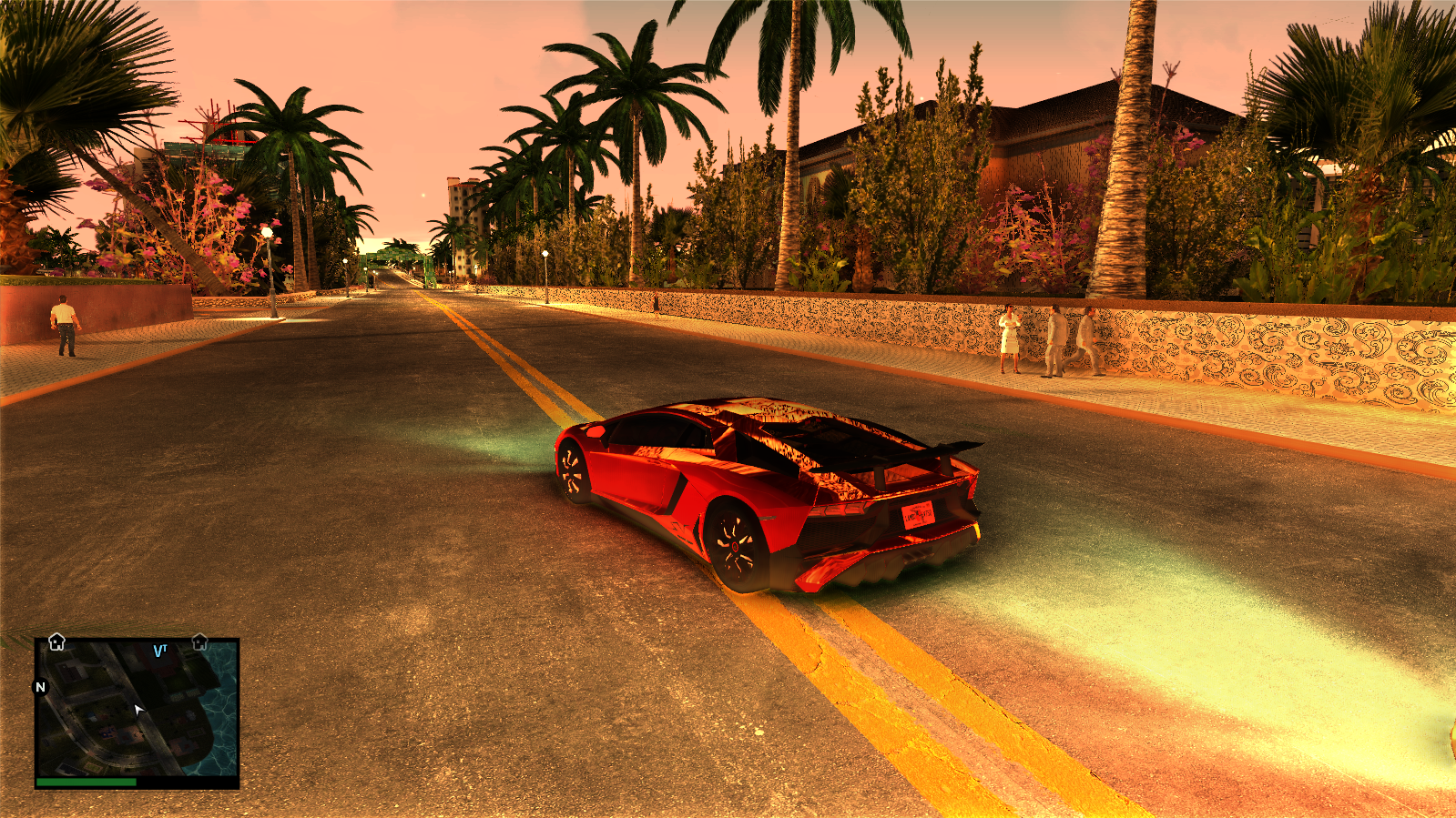 GTA Vice City Modern mod version 1.2 adds new textures and HD grass,  features LOD fixes