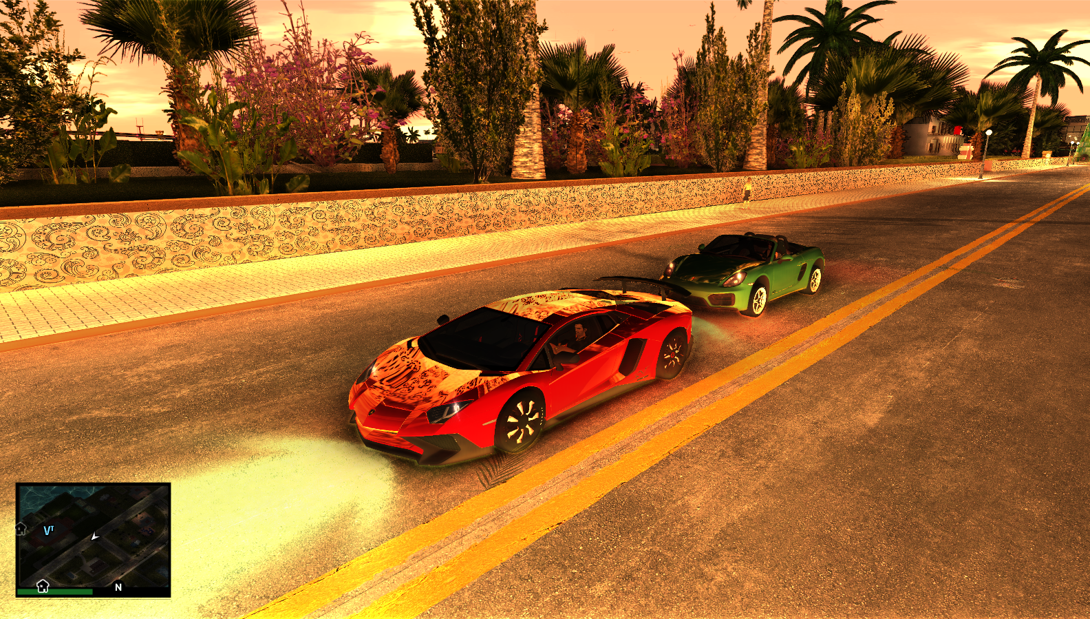 GTA Vice City Modern mod version 1.2 adds new textures and HD grass,  features LOD fixes