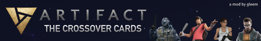artifact crossover cards banner