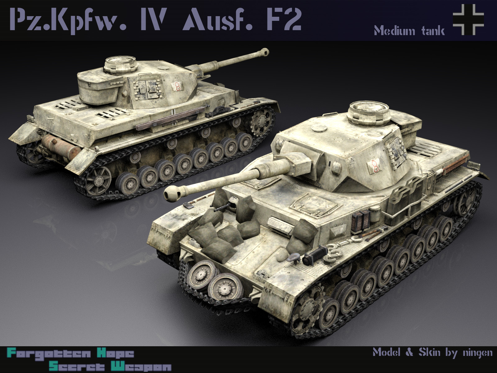 Render PanzerIVF2