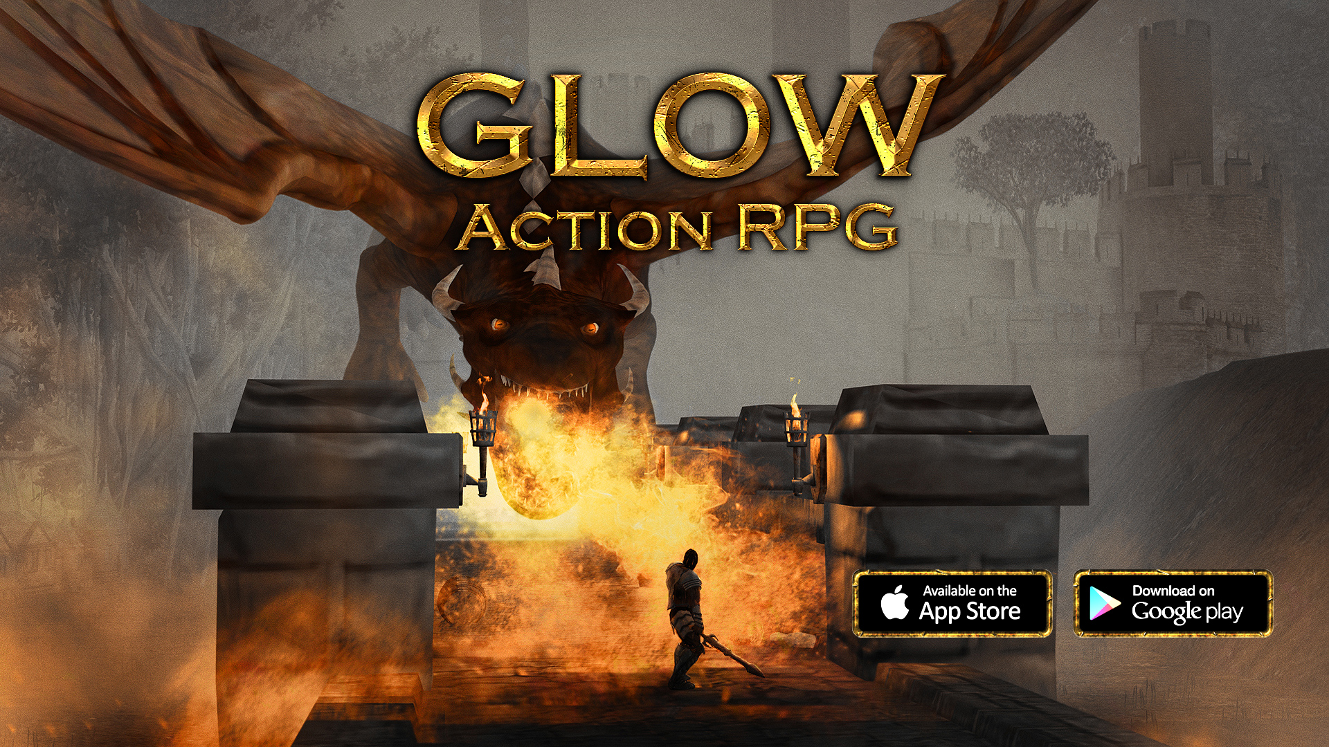 glow action rpg for ios android