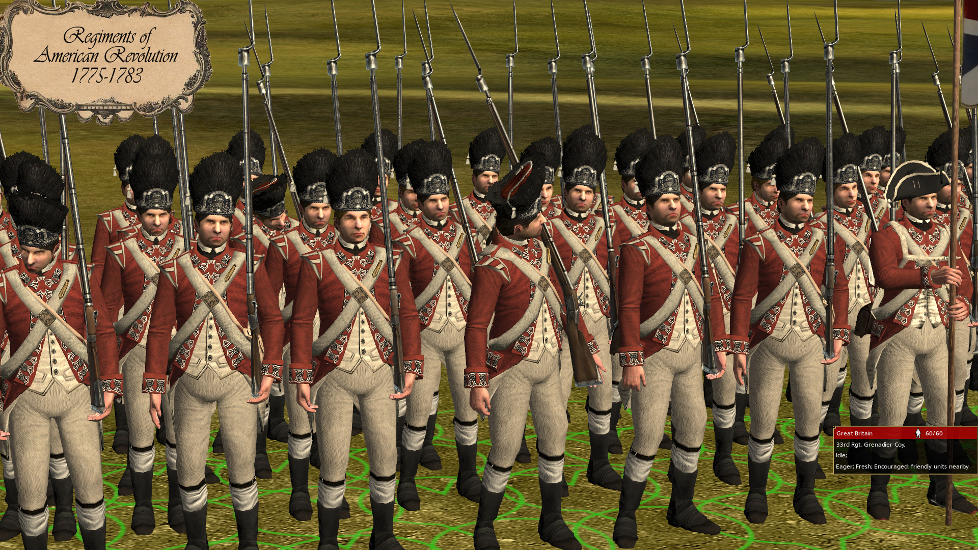 regiments of american revolution mod