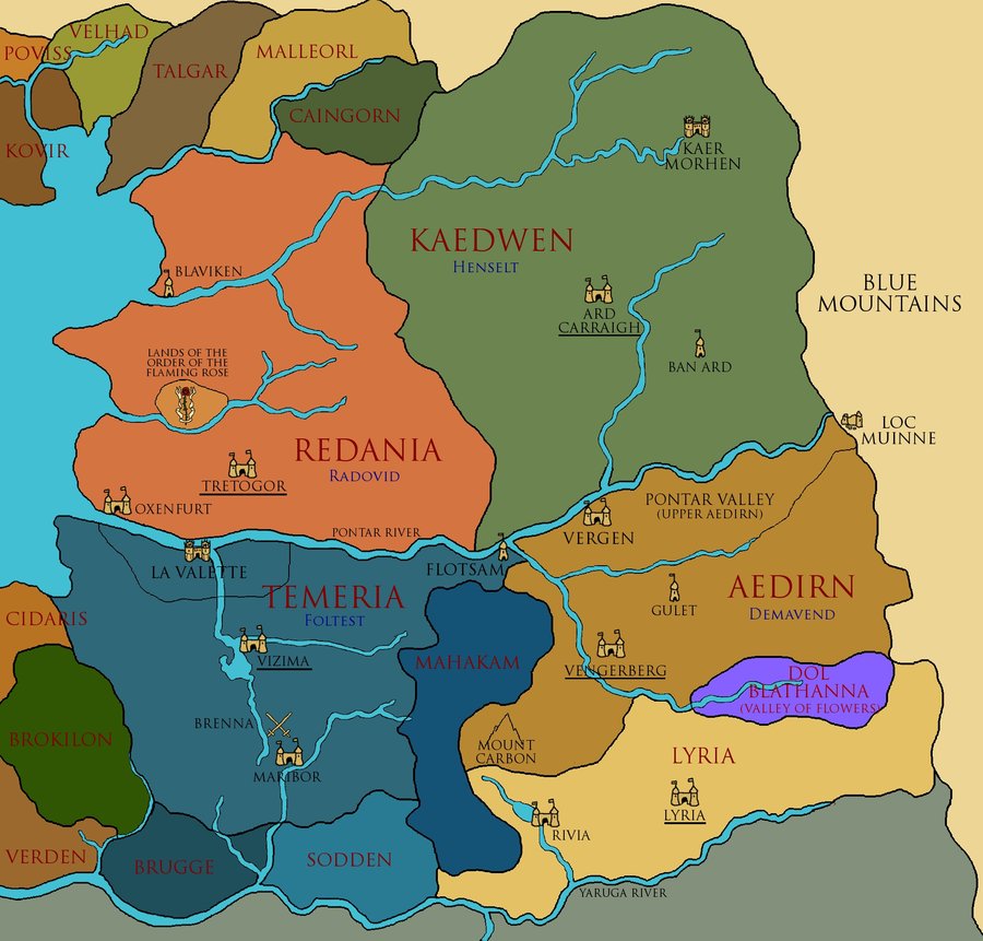 northern kingdoms map by amberan