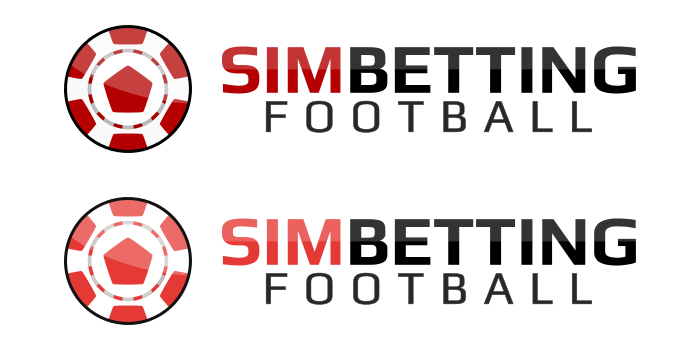 SimBettingFootball old (top) and new (bottom) logo