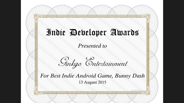 Indie Dev Award