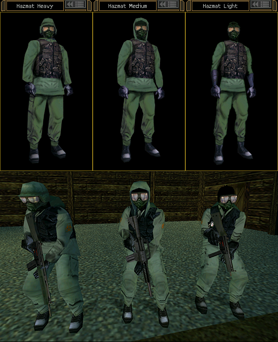Hazmat Uniform Variants