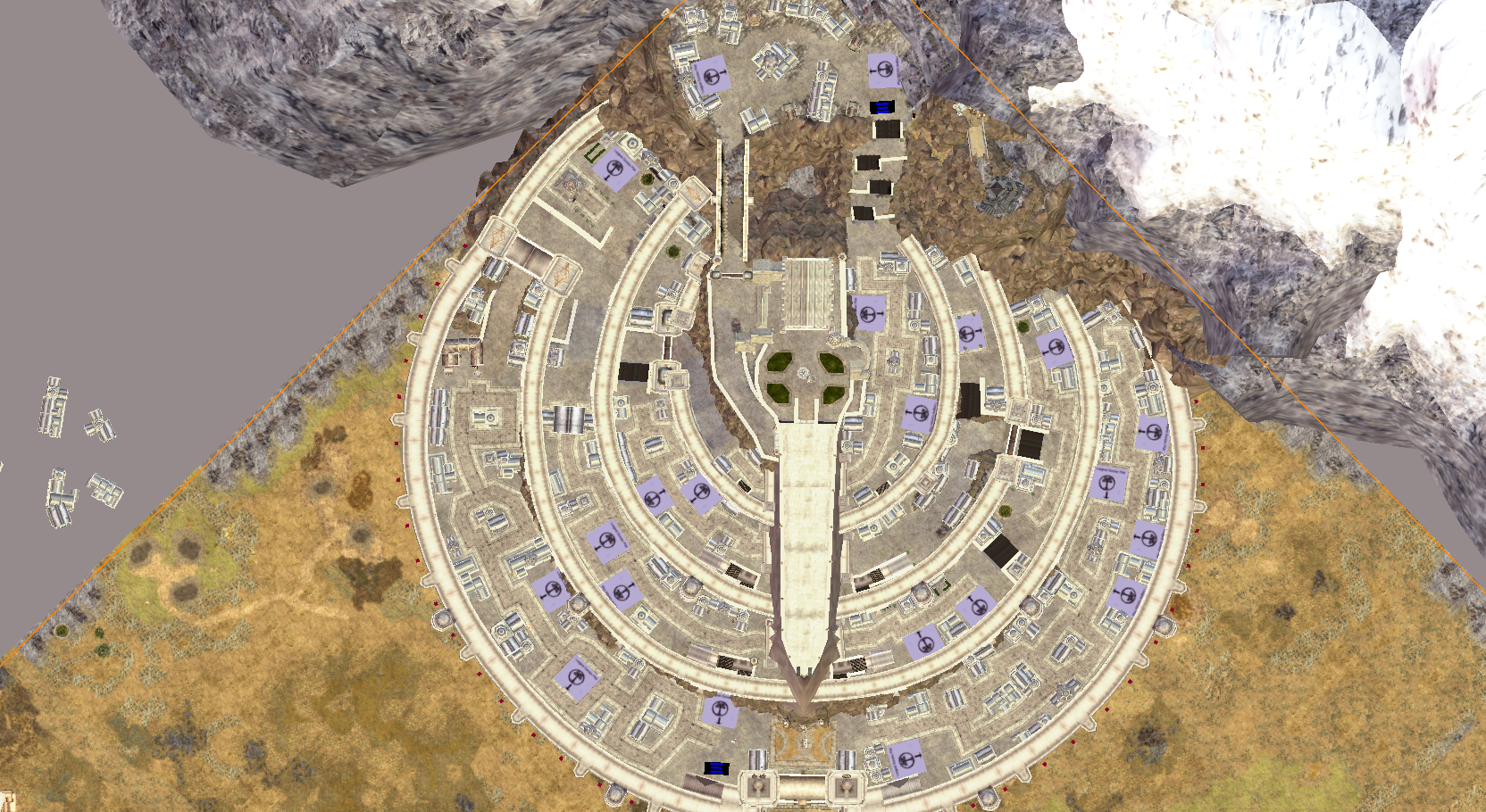 Minas Tirith map in work (prewiew of the wall model). image - An