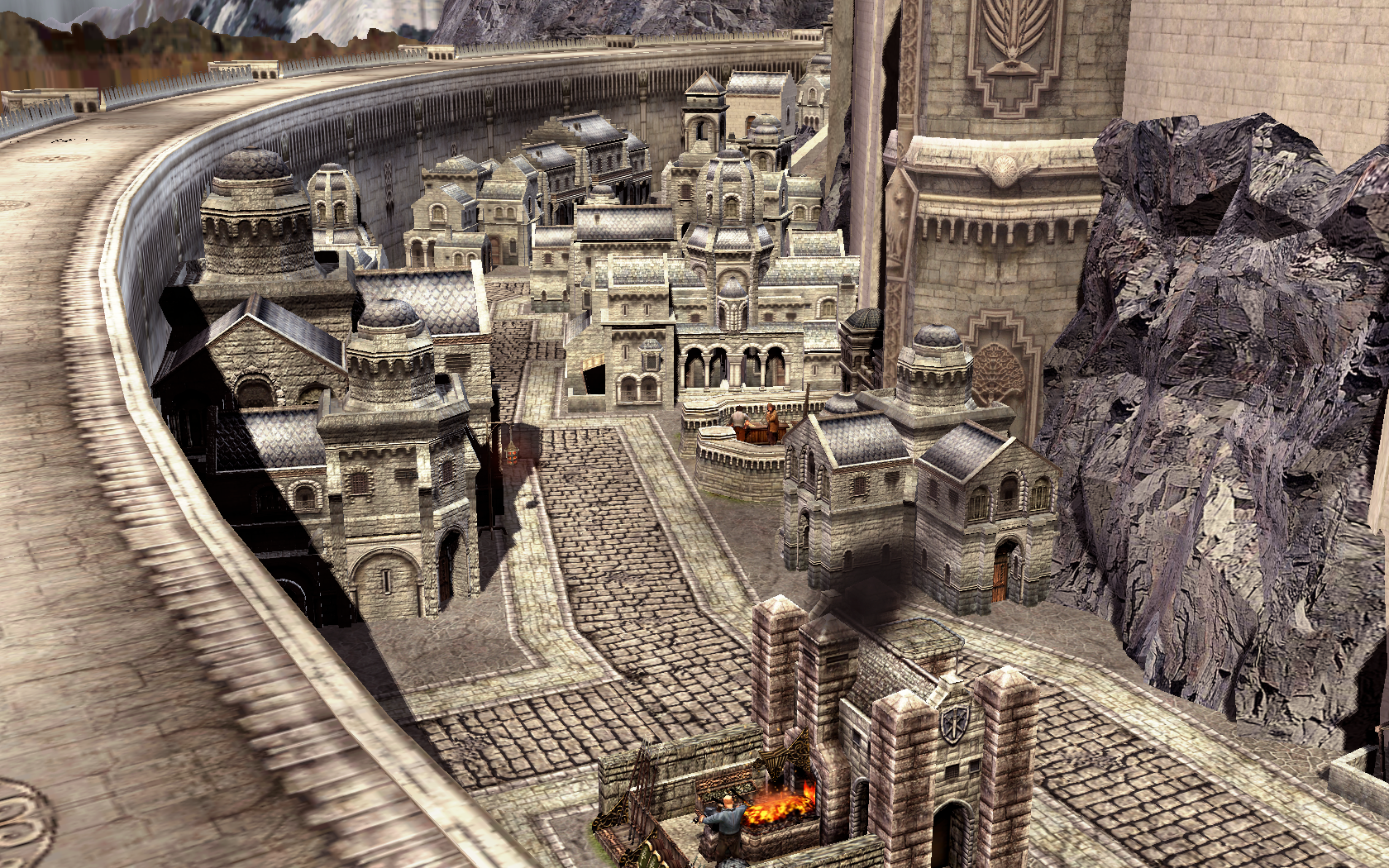 Minas Tirith map in work (prewiew of the wall model). image - An