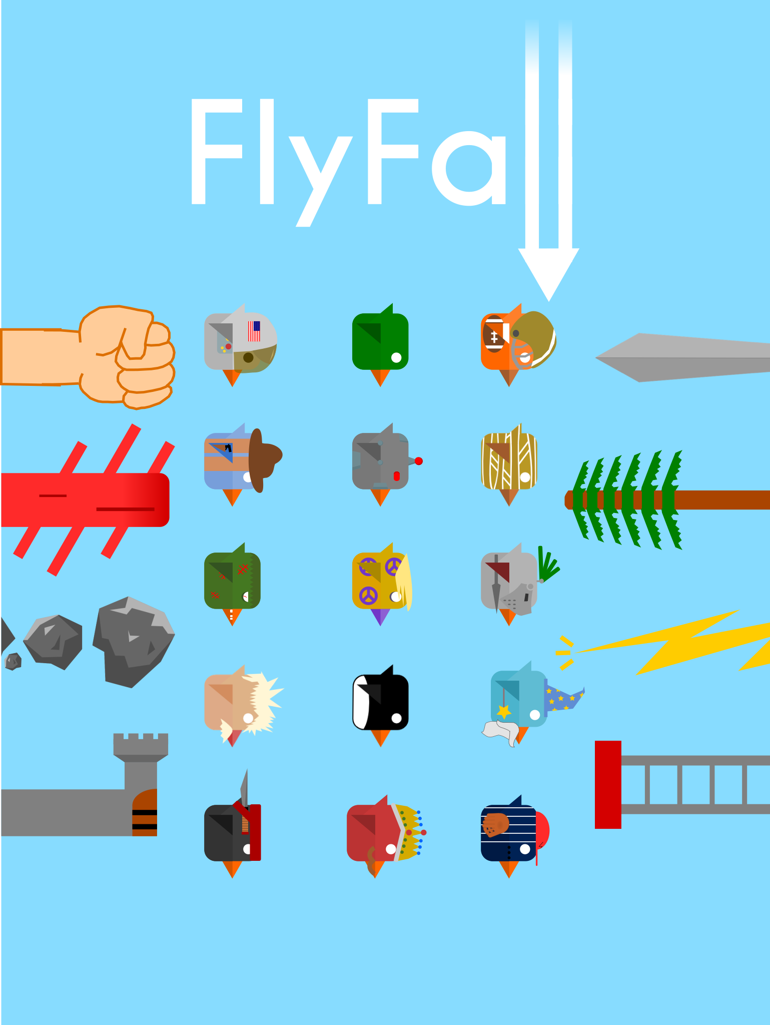 FlyFall: Endless Fall