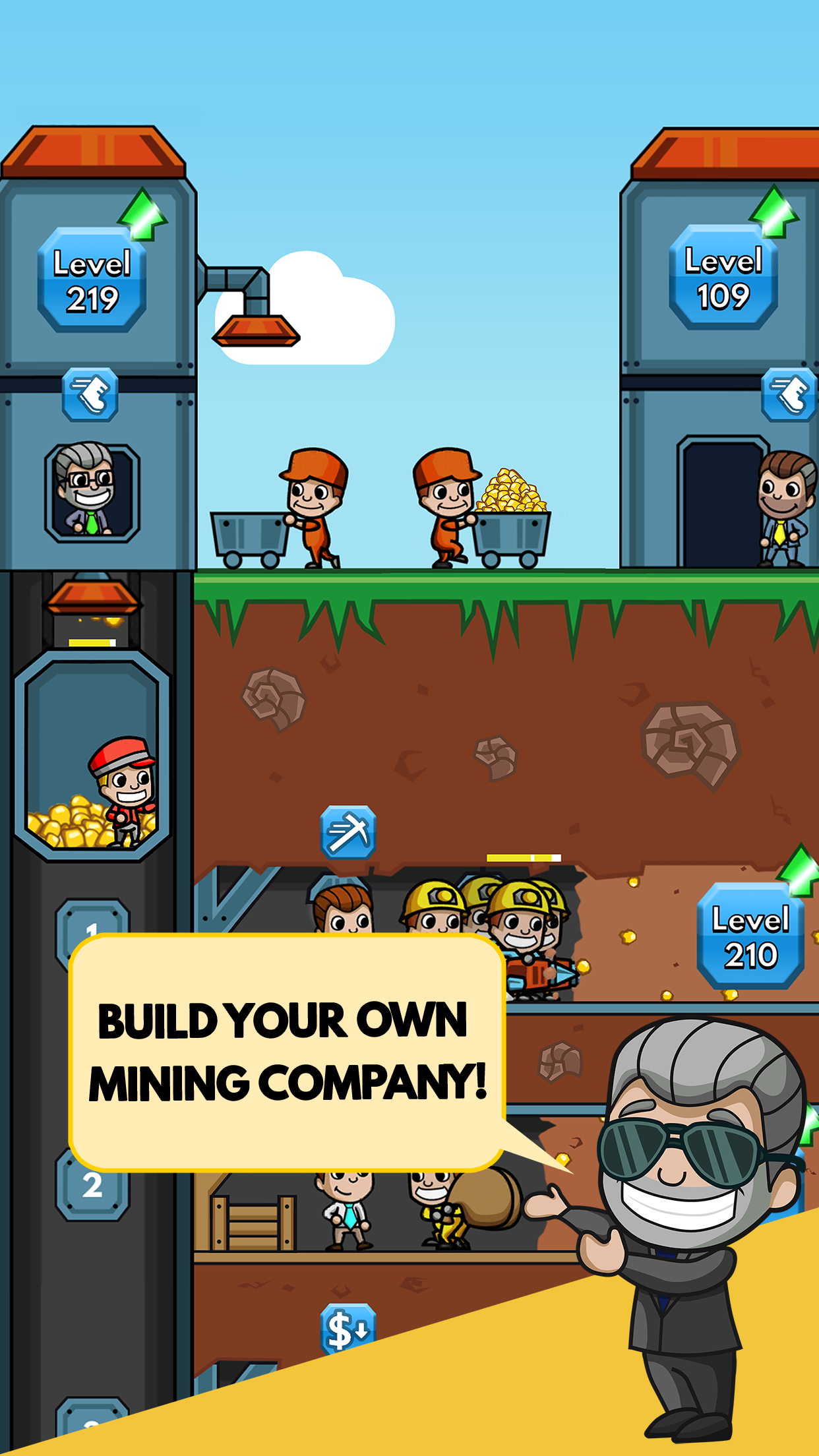 Build your own mining company