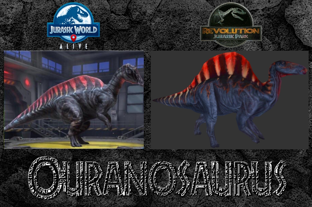 Ouranosaurus comparison