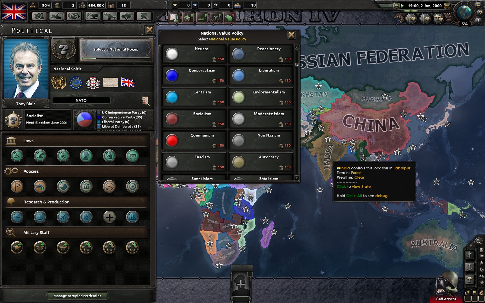 hearts of iron 3 neutrality