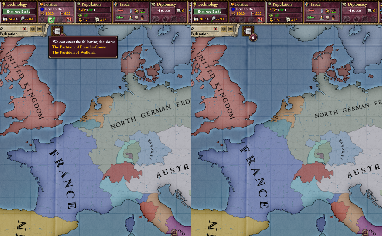 Kaiserreich borders
