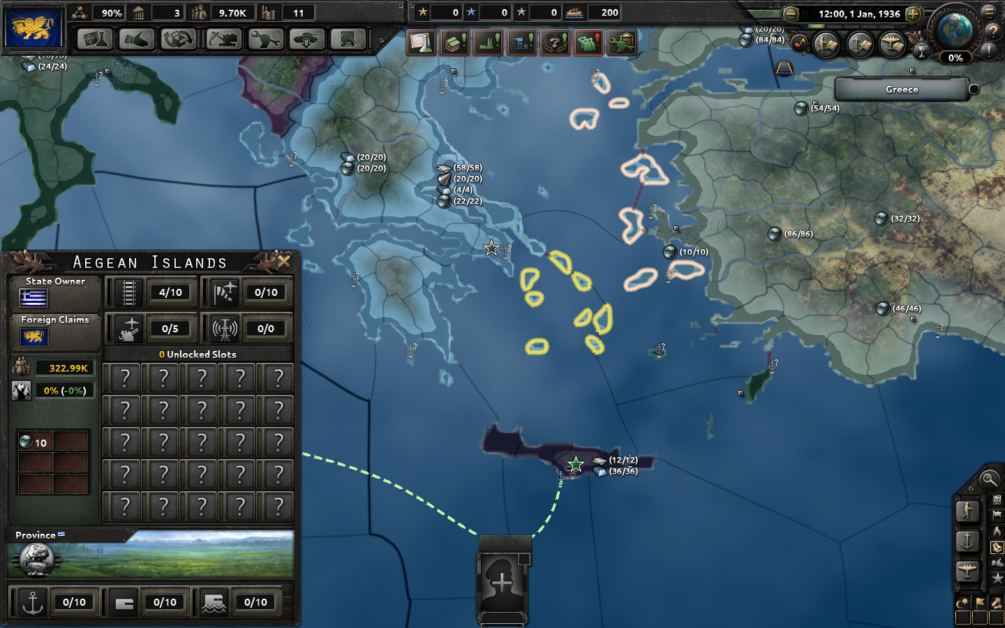 Aegean now set as core.