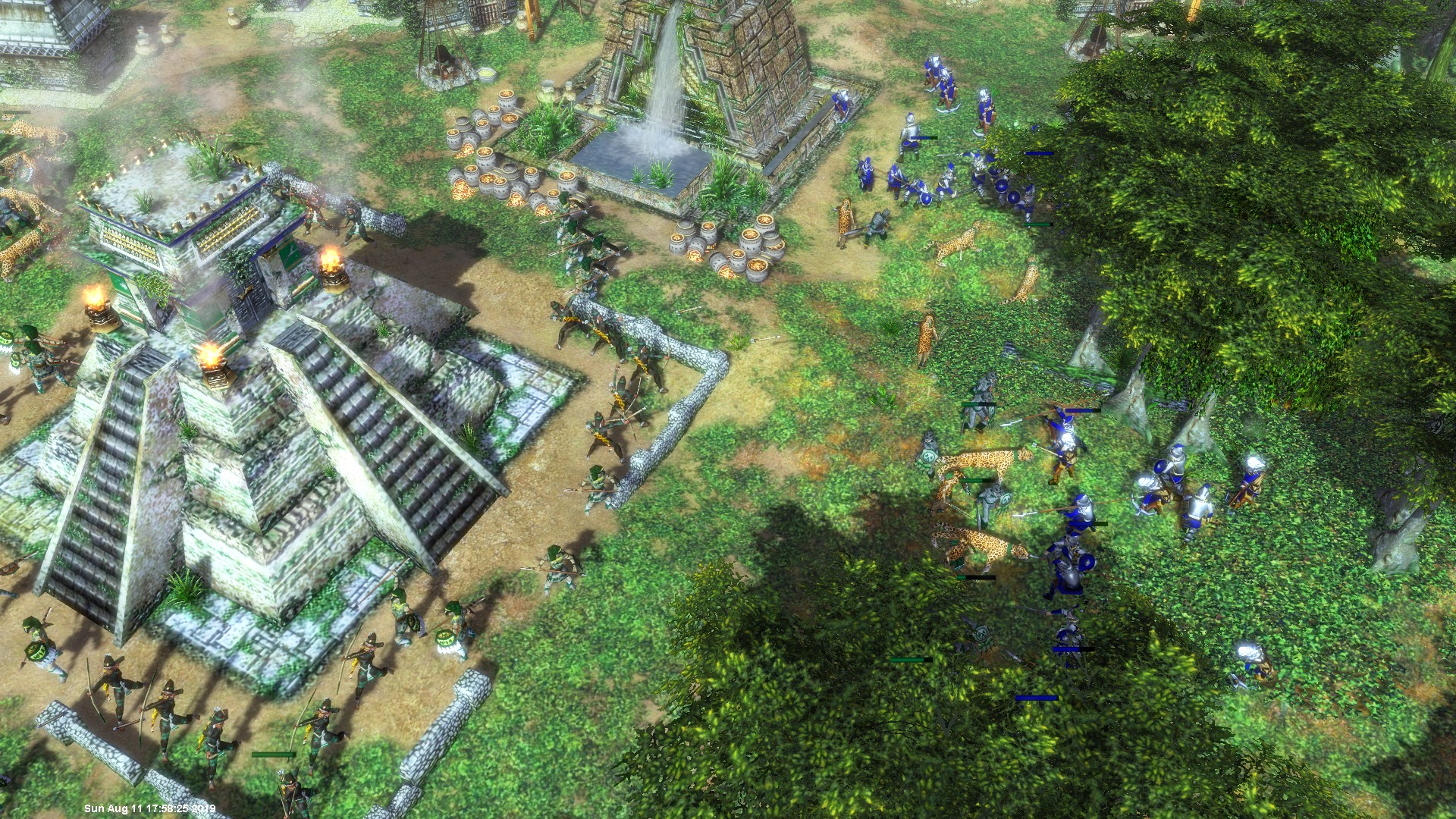 AoE3 Unleashed Temple Battle