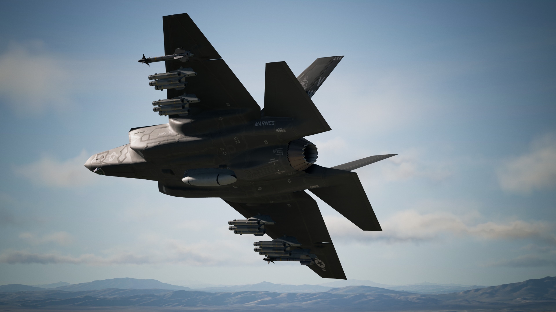 F-35C VMFA-314 Black Knights USMC Addon - Ace Combat 7: Skies Unknown ...